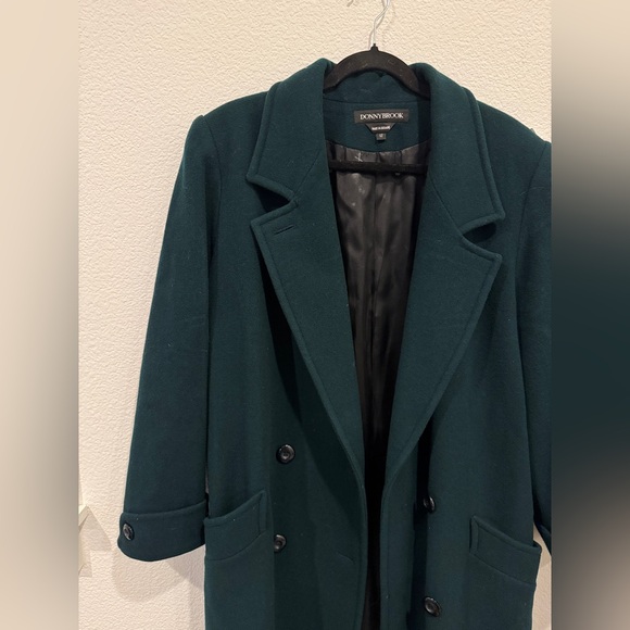 Donny Brook long emerald pea coat - Picture 2 of 9